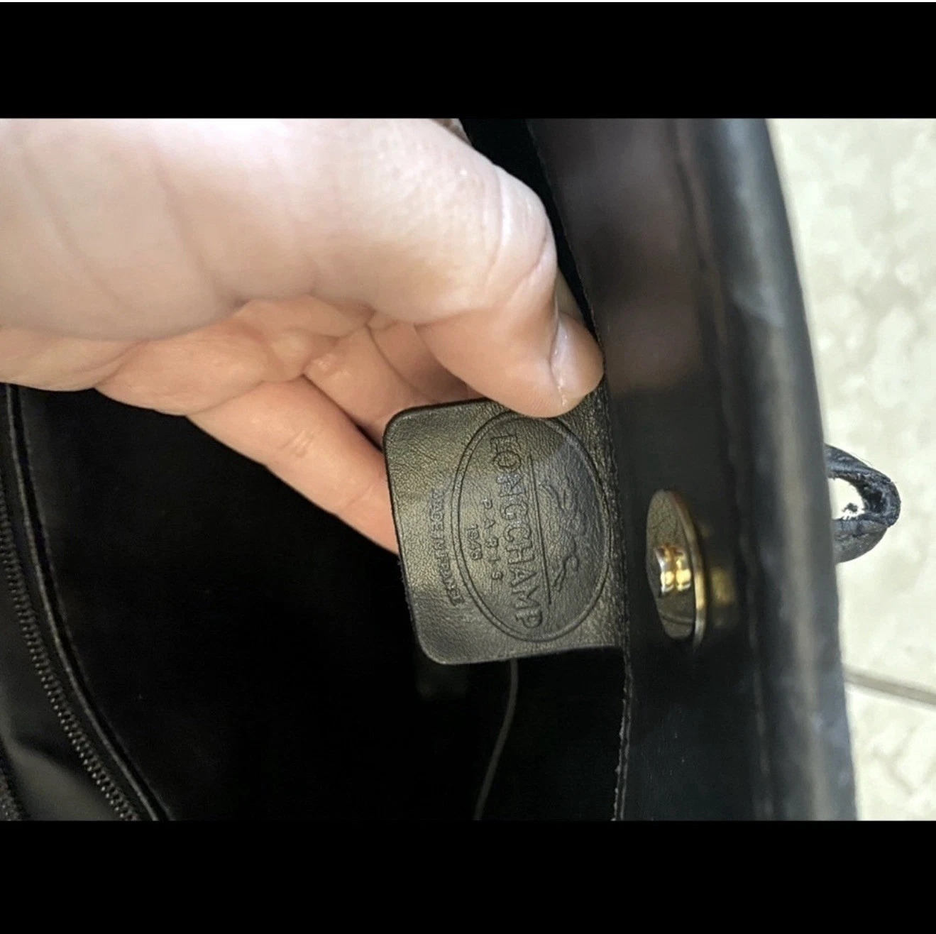 Borsa tote vintage Longchamp usata in ottime condizioni morbida e liscia davvero splendida in pelle