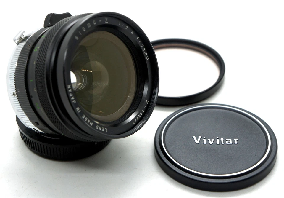 EXC! Rare MC Sigma - Z Wide Auto 2.8/28 lens 28 mm F2.8 Olympus OM Mount - Image 4 of 4