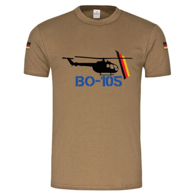 BW Tropen Bölkow BO 105 Helicopter Heli original Tropenshirt Tropenhemd #14895