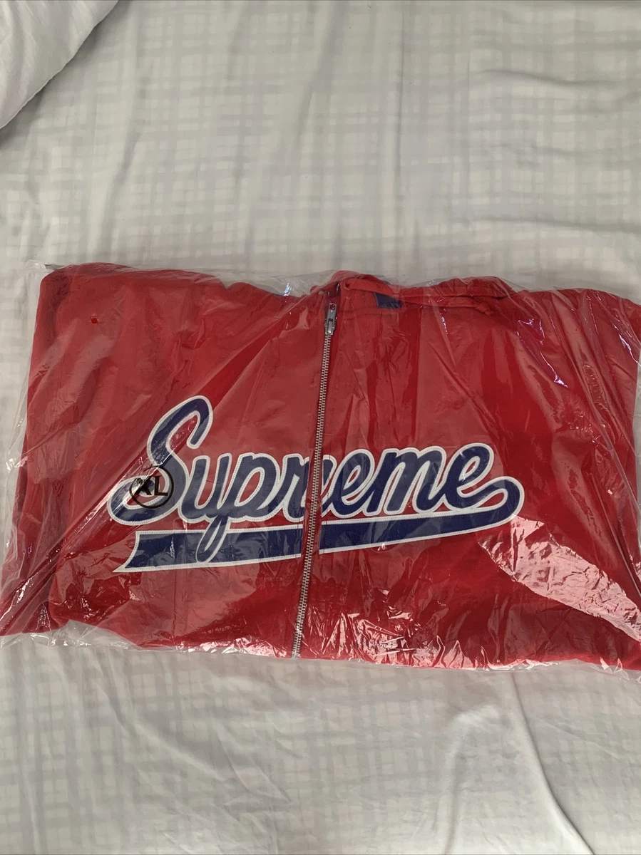 Supreme Vanson Leather Spider Web Zip Up Hoodie Large (Item on
