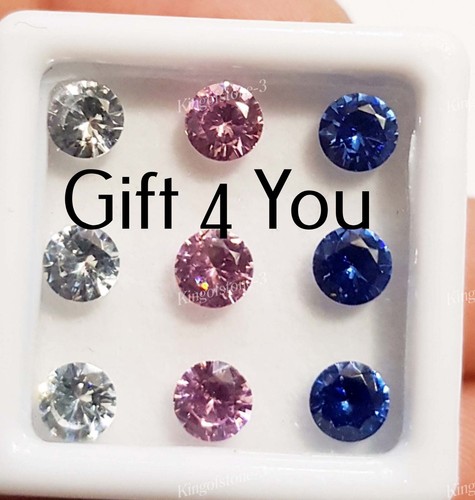 Anello dalla forma fantasiosa zaffiro blu naturale 11,00 ct dimensioni pietra preziosa sciolta - Foto 7 di 7