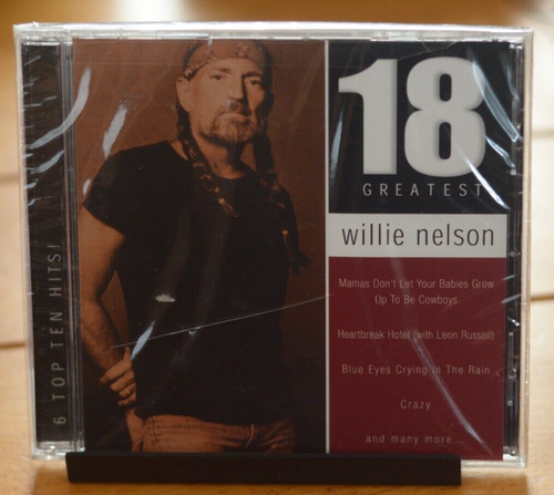 WILLIE NELSON CD "18 GREATEST" [NEW] 2006 COMPILATION [MR4-B1B]