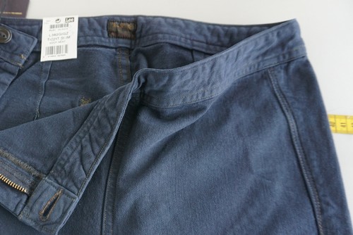 Lee Tight Slim Jeans Chinos Stretch Trousers 28/33 W28 L33 Stonewashed Blue New - Picture 11 of 12