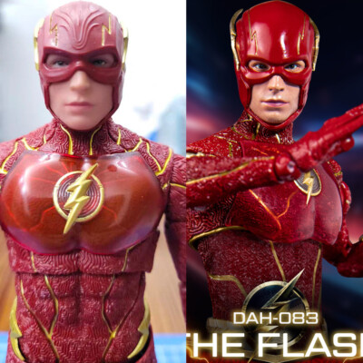 The Flash Barry Allen 8in Action Figure 1/9 Doll LED Model DAH