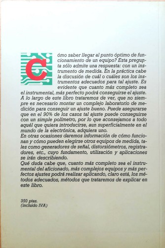 Libro " Biblioteca Basica Electronica 8 - Instrumentos de Medida" - Imagen 2 de 2