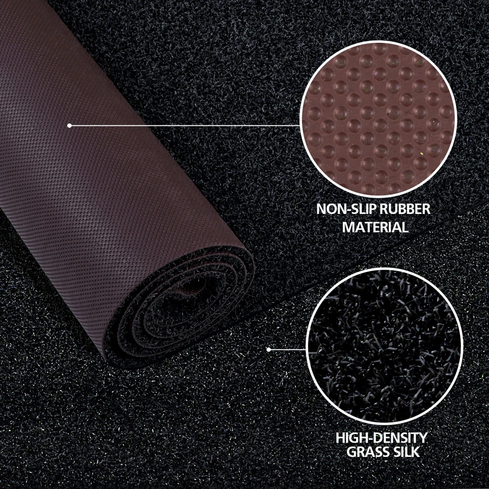 Outdoor Carpet Waterproof Patio Rug Area Rugs Non Slip Runner Rug Entryway Mat - Image 4 of 4