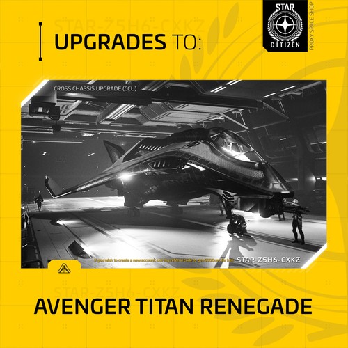 Star Citizen AEGIS AVENGER TITAN RENEGADE UPGRADE (CCU) eBay