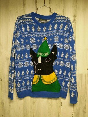 mens pug christmas sweater