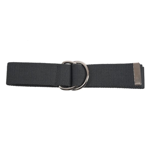 Lässig Unisex D-Ring Tuch Gürtel Segeltuch Gürtel Stricken Segeltuch Gürtel I4F1