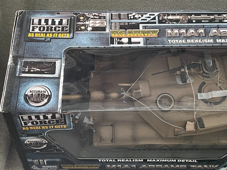 Elite Force US Army M1A1 Abrams Tank, NIB - Image 4 of 4