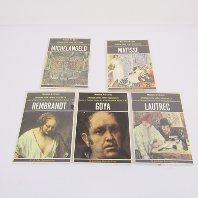The Metropolitan Museum of Art Artist History Cards Rembrandt Matisse Goya...