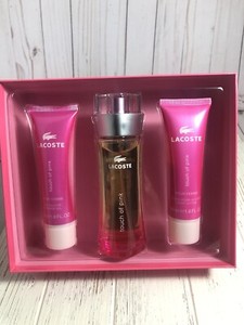 lacoste pink gift set
