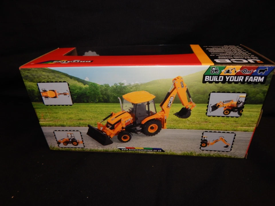 BRITAINS JCB 3CX SITEMASTER BACKHOE LOADER 43343 BNIB 1:32 - Image 4 of 4
