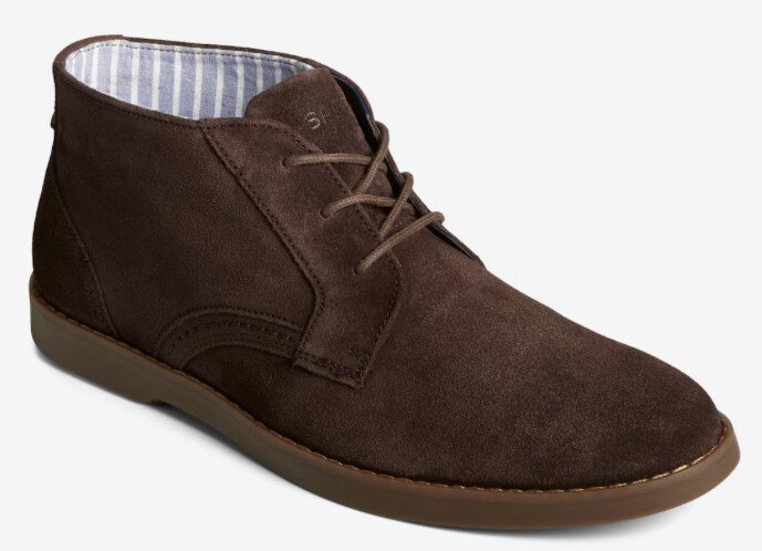 Sperry Newman Chukka Men's Boots Dark Brown Suede NWOB Choose Your