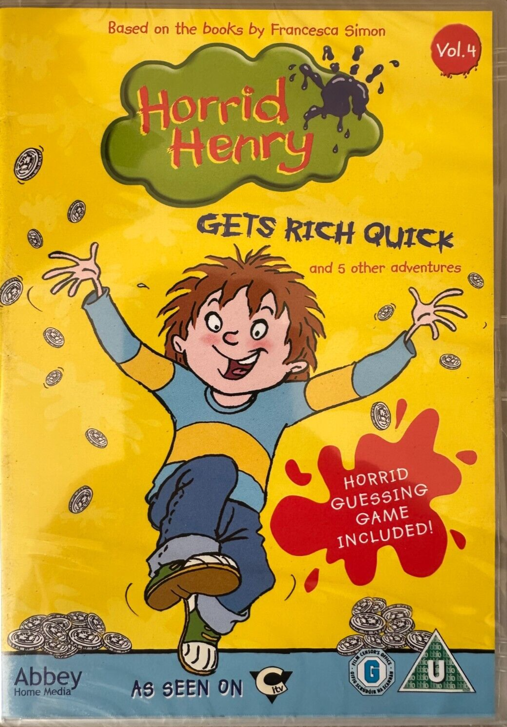 Horrid Henry - Gets Rich Quick - Region 2 DVD - New & Sealed