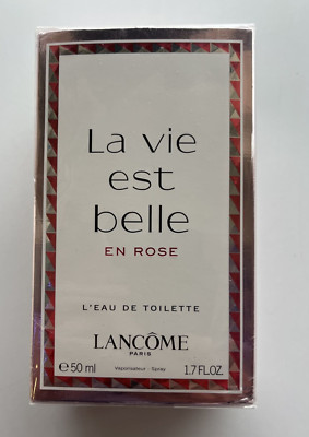 Lancome La Vie Est Belle EN ROSE L'Eau de Toilette Spray For Women 1.7 oz 50 ml