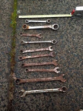 Tipco Spanner Open End Closed Ring Set Various Size 10 In Total Bundle Job Lot