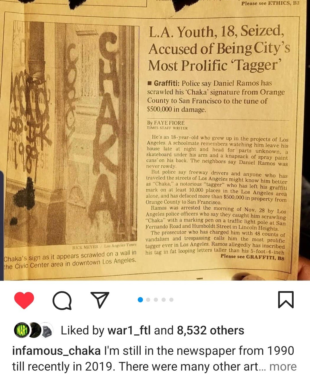 CHAKA Graffiti Hand Tagged & Painted Skateboard Deck By CHAKA Only