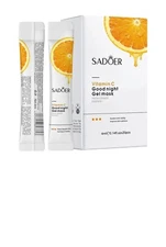 Sadoer Vitamin C Good Night Mask, Fresh Orange Essence, 4ml (.14 oz x 20 pieces)