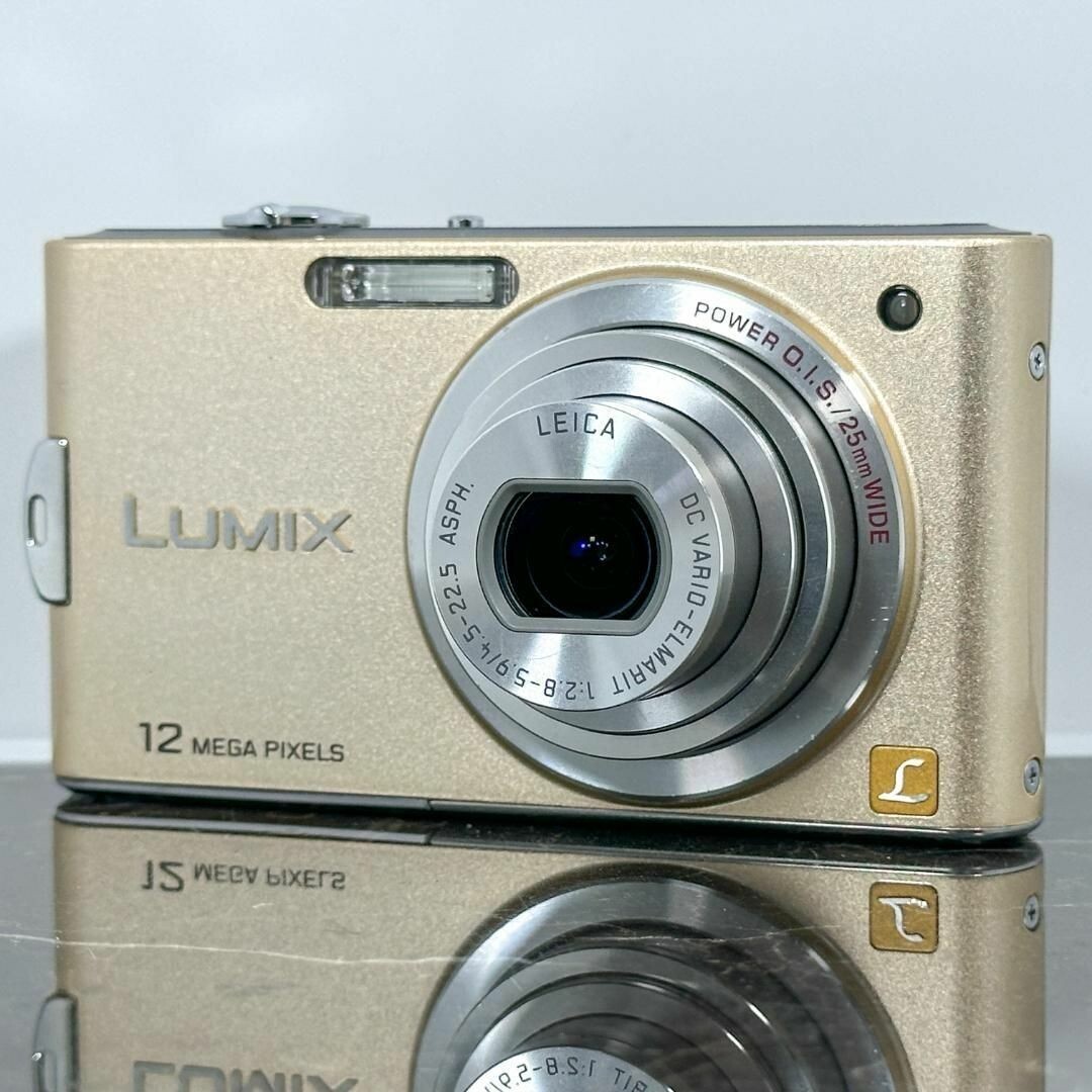 Panasonic LUMIX FX60 ゴールド 12MP デジカメ Panasonic LUMIX FX DMC-FX60 Gold Compact Digital Camera