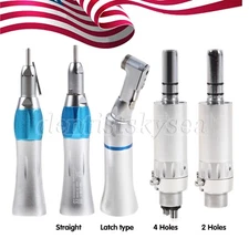 Dental Low Speed Handpiece Straight Contra Angle Air Motor (External Irrigation)