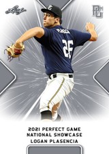 10-Count Lot Logan Plasencia 2021 Leaf Perfect Game NIKE All-American Rookies