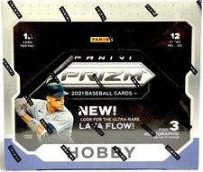 2021 Panini Prizm Baseball Factory Sealed Hobby Box (3 Autos a Box)