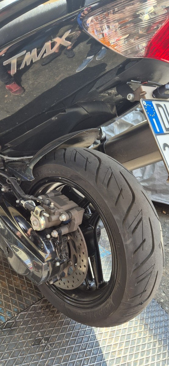 Parafango Posteriore Per Yamaha T-Max 500 2001-2011 - Carbon Look ABS | Ricambio Motociclo Camamoto - Foto 12