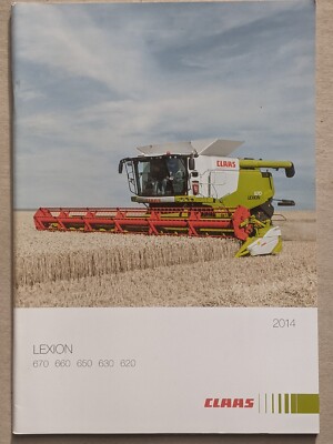 CLAAS Lexion 650 660 670 Mähdrescher Prospekt 07/2013 Bulldog Schlepper Traktor