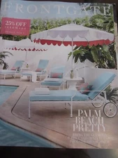 Frontgate Catalog June 2017 Palm Beach Bring The Glamour of Ca Pretty Brand New