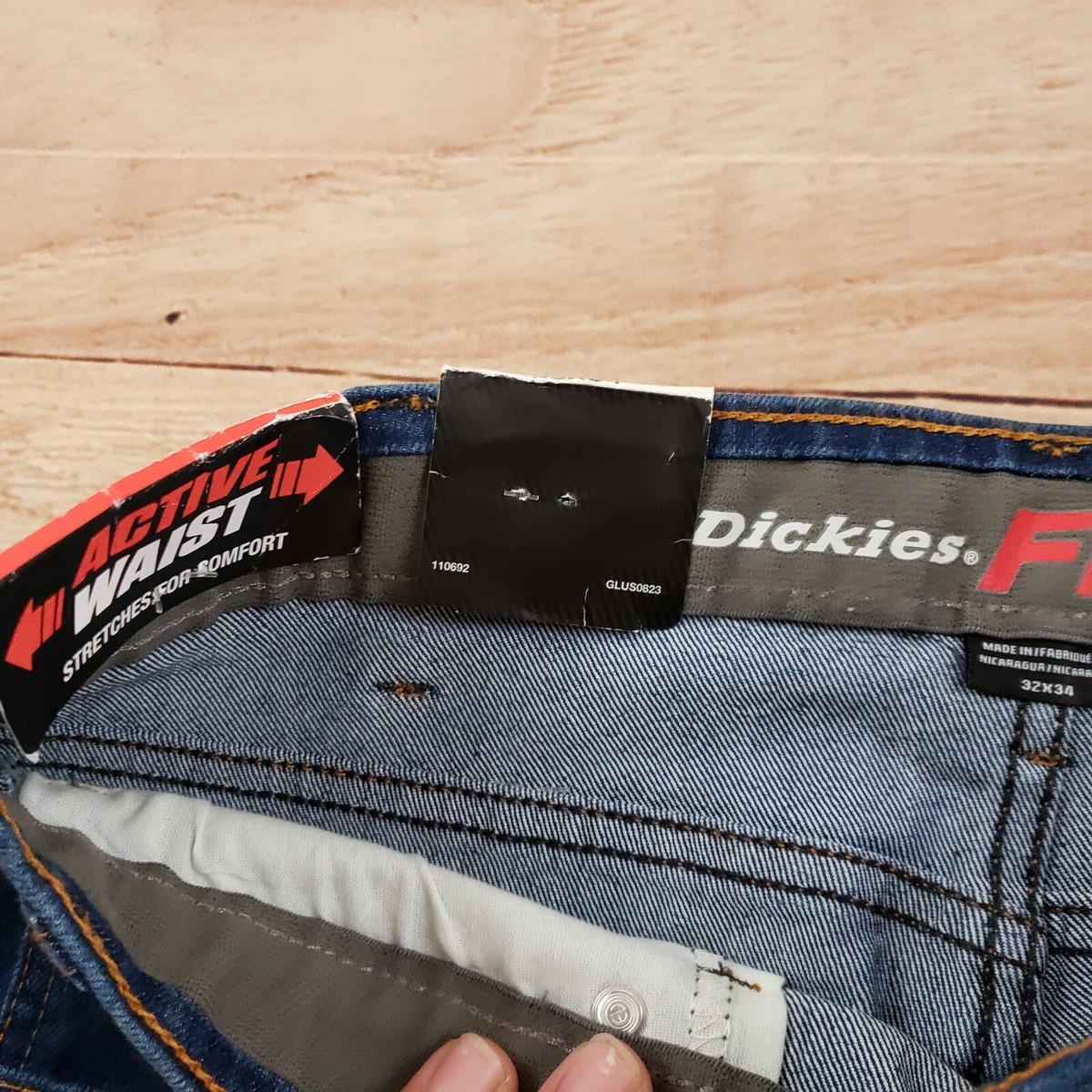 34×32 Dickies × Independent Dickies Men's Loose Fit Double Knee Durable Twill Work Pant, Black