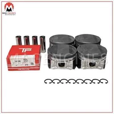 PISTON & RING SET 0.50 SIZE NISSAN QR20DE FOR X-TRAIL PRIMERA ALTIMA 2.0L 01-08