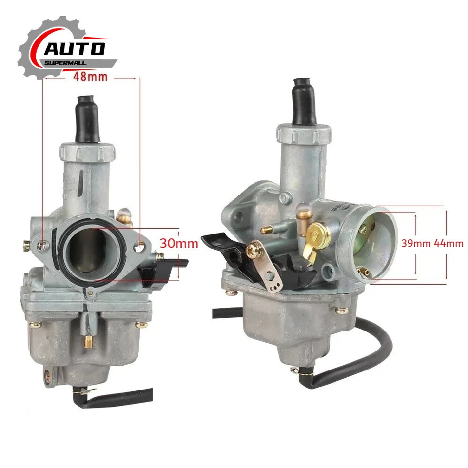 30MM PZ30 CARBURETOR FOR ATV PIT BIKE 110 125 150 200 250cc NEW Foto 4 de 4