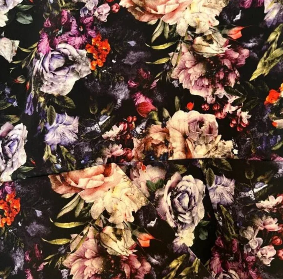 NWT CHIARA BONI La Petite Robe Couture Dalmira Dress in Renaissance Floral Print - Image 4 of 4