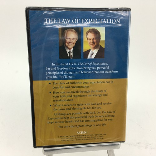 The Law of Expectation DVD Pat & Gordon Robertson 2010 CBN Sealed New DS08 - Picture 2 of 2