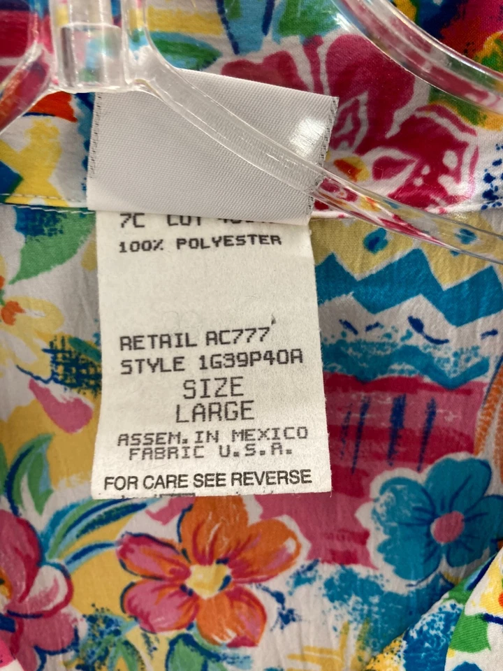 Vintage 90s Crazy Print Jacket Napa Valley Windbreaker Womens Large - Image 3 of 4