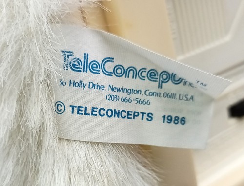 TeleConcepts Plush Bear Phone TESTED Vintage 1986 KC Bearifone 14" Animated - Picture 3 of 11