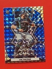 Cal Raleigh 2022 Panini Blue Camo Mosaic Rookie Card, Mariners