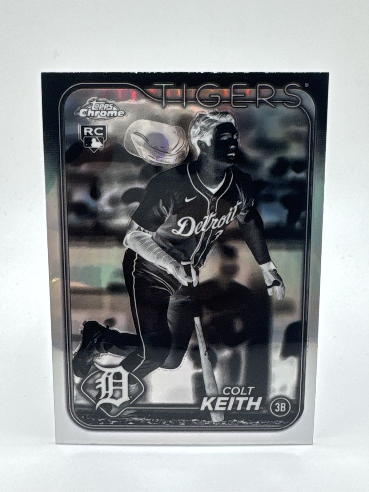 2024 Topps Chrome Update Negative Refractor Colt Keith Rookie Tigers RC #USC8