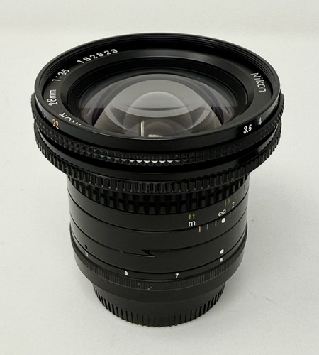 Nikon PC Nikkor 28mm f3.5 Perspective Control Lens w/ Lens Caps & UV Lens Filter - Picture 5 of 16