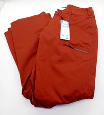NWT ROXY Ski and Snowboard 10K Dry Flight Technology Snow Pants L Rustic Orange