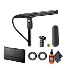 Audio-Technica AT875R Line and Gradient Condenser Microphone, 10 Ft XLR Cable