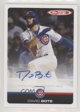 2019 Topps Total Auto David Bote #327-A Auto fm0