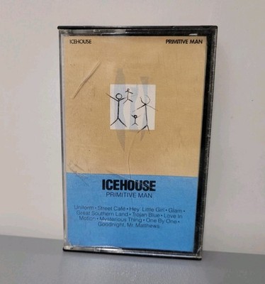 ICEHOUSE Primitive Man Cassette Tape 1982 Chrysalis