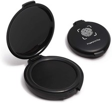 1 Pack Thumbprint Fingerprint Ink Pad Stamp for Notary 1.55 inches, Black