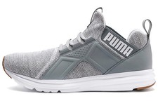 Puma Enzo Knit Low-top Running Shoes Grey/White 191635-06