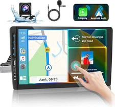 Hikity 2GB+32GB Android Car Stereo Single DIN Carplay 9 Inch A3198