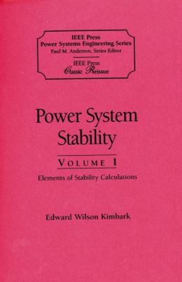 Power System Stability Paperback Edward Wilson Kimbark