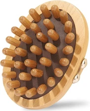 Wooden Massage Comb for Body and Scalp, Meridian Trigger Point Massager, Gua ...