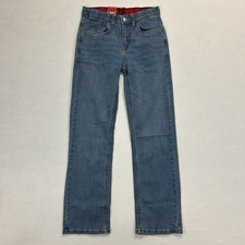 Levi's 514 NEW Straight Fit Jeans Youth Size 12 Flex Stretch Blue Denim Boys NWT